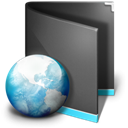 Net Folder Black icon